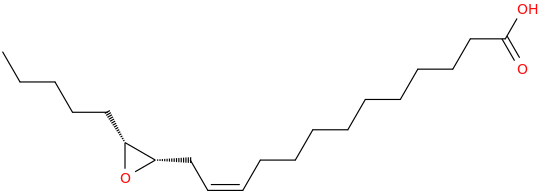 11 tridecenoic acid, 13 [(2s,3r) 3 pentyloxiranyl] , (11z) 